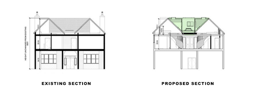 Sections for Loft Conversion Specialist Portfolio project