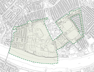conservation-area map for Loft Conversion and Roof Terrace portfolio article
