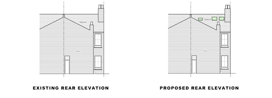 rear elevations for photo of facade on article for lambeth planning application