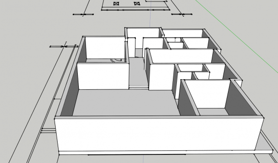 3D for article on extension and garage conversion in Kingston