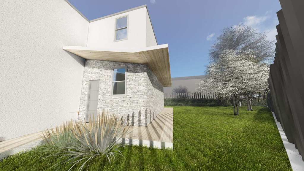 New-Build-Semi-Detached-House-Rear-Side