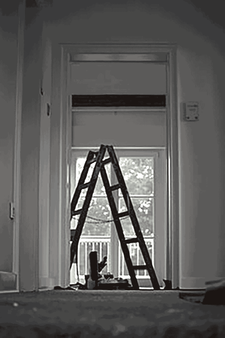 step-ladder photo in blog on house renovations
