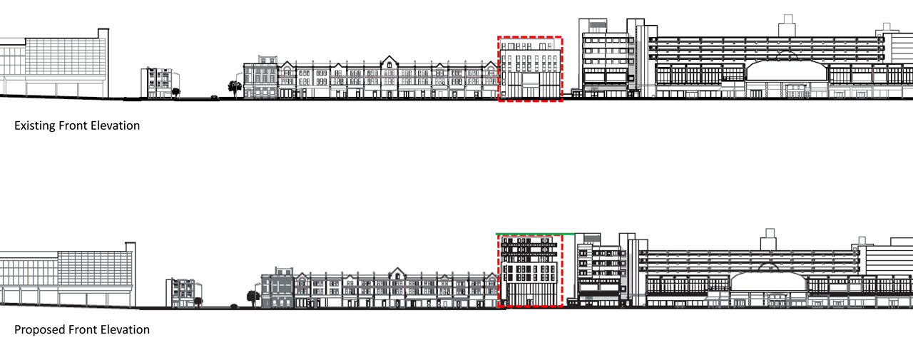 Existing-Elevation for New Developments North London portfolio article