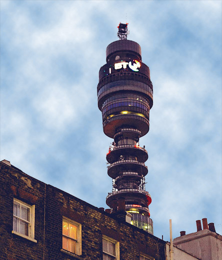 photo of BT Tower for guide to London Skyscrapers