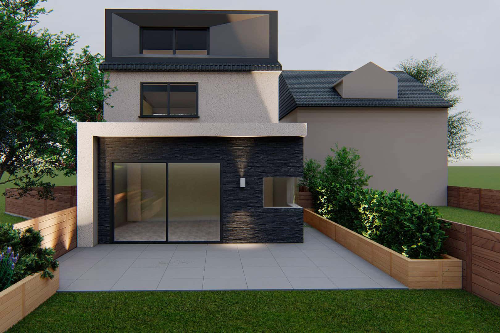 modern rear extension