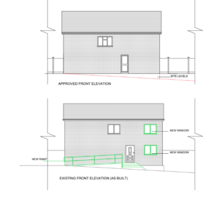 Retrospective Application for Frontage Alterations