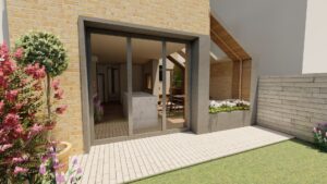 single storey side infill extension