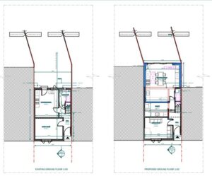 Part single, part two-storey rear extension