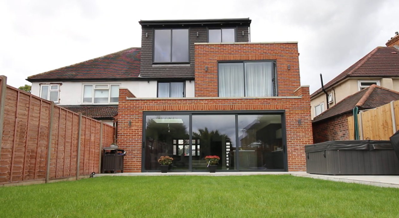 double storey extension