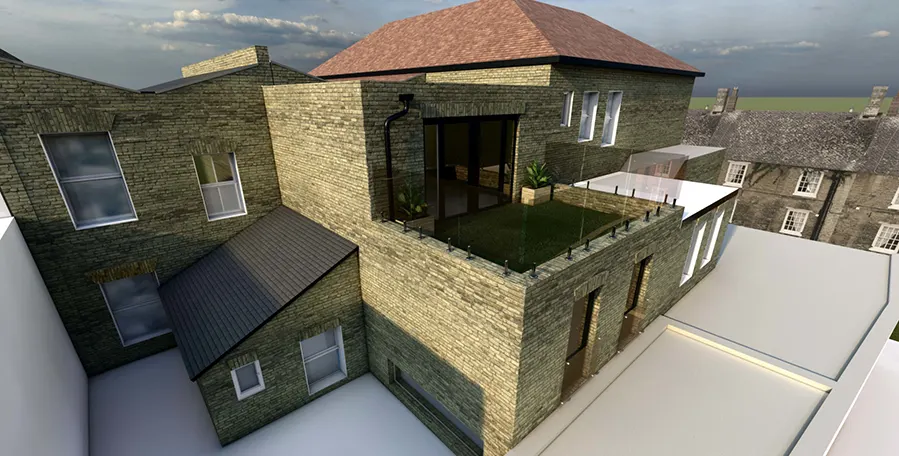 double storey extension in peckham