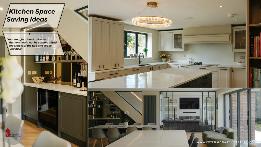 Kitchen Space Saving Ideas by Extension Architecture